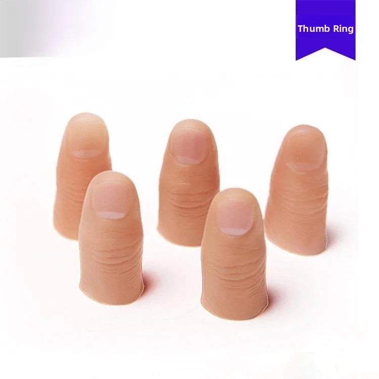 Medical Gloves - Silicone Prosthetic Fingertips Nail Beauty Half