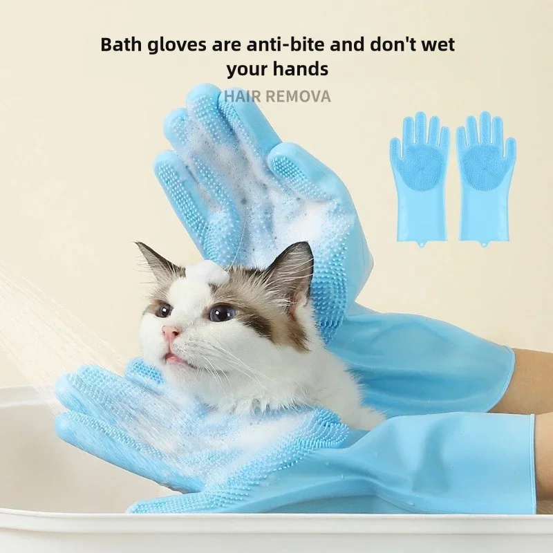 Pet Grooming Cleaning Gloves D - Medical Gloves review and price