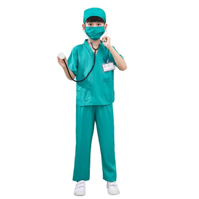Kids Doctor Scrubs Costume Set - Stethoscope review and price