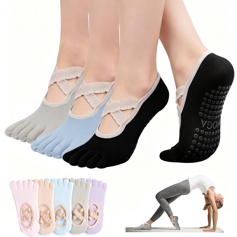 Ladies Non-Slip Pilates Socks  - Medical Tape review and price