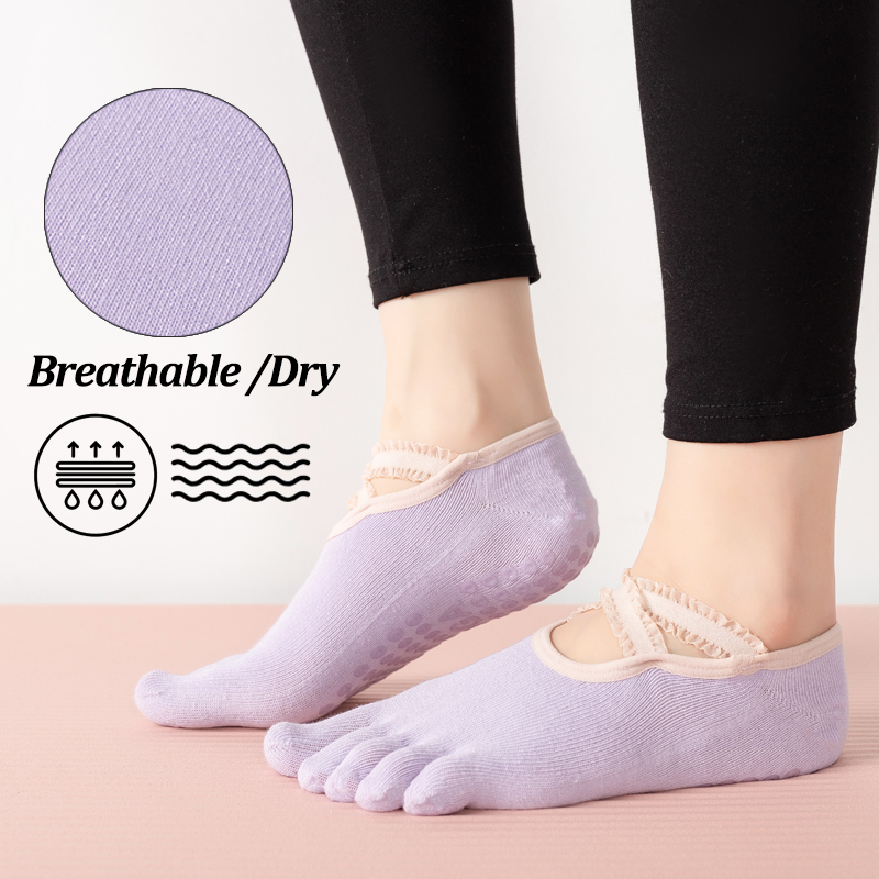 Ladies Non-Slip Pilates Socks  - Medical Tape review and price
