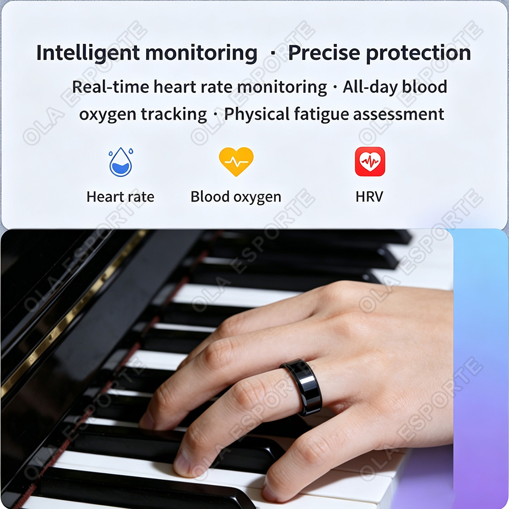Ceramic Smart Ring Heart Rate  - Blood Pressure Monitor review and price