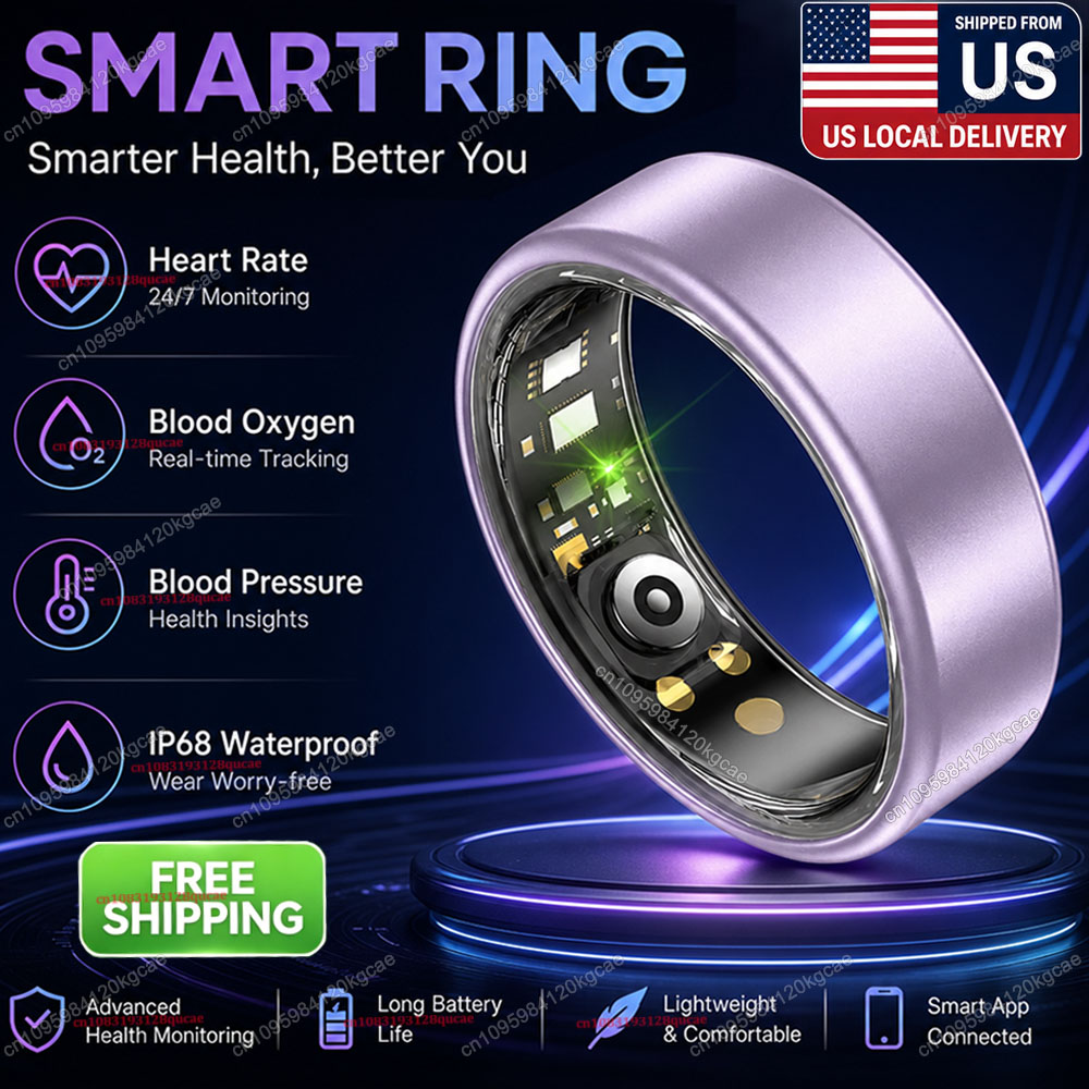Smart Ring Heart Rate Blood Ox - Blood Pressure Monitor review and price